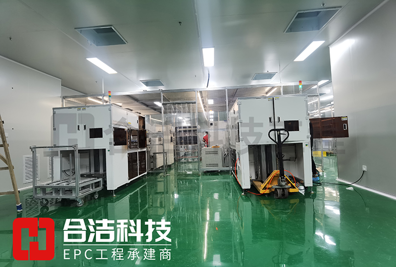 大型电子洁净车间的图片